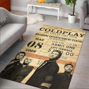 Coldplay Band Area Rug Rugs For Living Room Rug Home Decor Area Rug For Living Room Bedroom Rug Home Decor