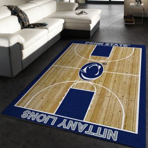 College Home Court Penn State Basketball Team Logo Area Rug Kitchen Rug Home Us Decor