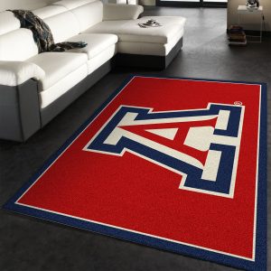 College Spirit Arizona Sport Area Rug Team Logo Christmas Gift Decor Area Rug For Living Room Bedroom Rug Home Decor
