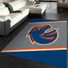 College Spirit Boise State Sport Area Rug Team Logo Christmas Gift Decor Area Rug For Living Room Bedroom Rug Home Decor