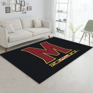 College Spirit C Maryland Sport Area Rug Team Logo Floor Decor Home Decor Area Rug For Living Room Bedroom Rug Home Decor
