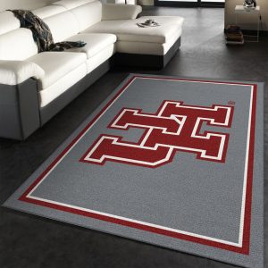 College Spirit Houston Sport Area Rug Carpet Team Logo Family Gift Decor Area Rug For Living Room Bedroom Rug Home Decor