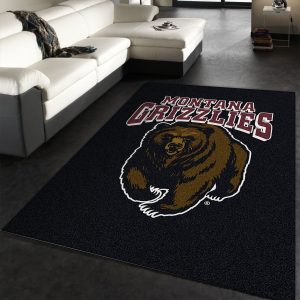 College Spirit Montana Sport Area Rug Team Logo Family Gift Decor Area Rug For Living Room Bedroom Rug Home Decor