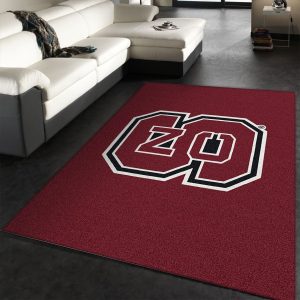 College Spirit North Carolina State Sport Area Rug For Christmas Team Logo Home Decor Floor Decor