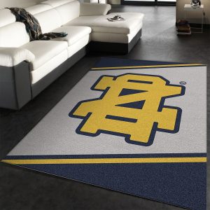 College Spirit Notre Dame Sport Area Rug For Christmas Team Logo Family Gift Us Decor