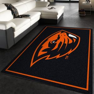 College Spirit Oregon State Sport Area Rug Team Logo Family Gift Decor Area Rug For Living Room Bedroom Rug Home Decor