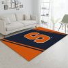 College Spirit Syracuse Sport Area Rug Team Logo Christmas Gift Decor Area Rug For Living Room Bedroom Rug Home Decor