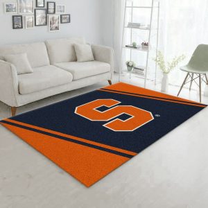 College Spirit Syracuse Sport Area Rug Team Logo Christmas Gift Decor Area Rug For Living Room Bedroom Rug Home Decor