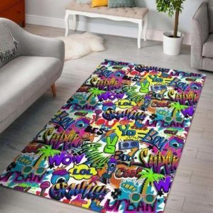 Color Graffiti Area Rugs Living Room Carpet Local Brands Floor Decor The Us Decor