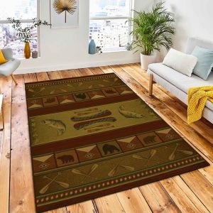 Colorado Lodge Rug Rustic Cabin & Lodge Area Rug Living Room Rug