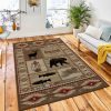 Colorado River Area Rug Rustic Cabin & Lodge Area Rug Bedroom Rug