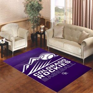 Colorado Rockies Baseball Living Room Carpet Rugs Area Rug For Living Room Bedroom Rug Home Decor