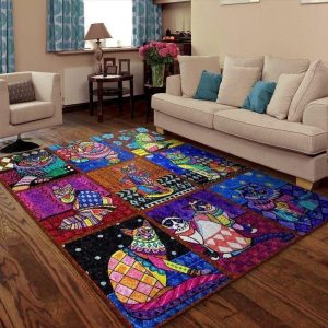 Colorful Cat Area Rugs Living Room Carpet Local Brands Floor Decor The Us Decor