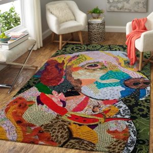Colorful Dog Area Rug 191016 Yi55501 Rug Carpet Area Rug For Living Room Bedroom Rug Home Decor