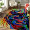 Colorful Horse Area Rug 1910167 Hk80002 Rug Carpet Area Rug For Living Room Bedroom Rug Home Decor