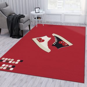 Comme Des Garcons Converse Rug Bedroom Rug Us Gift Decor