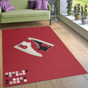 Comme Des Garcons Converse Rug Bedroom Rug Us Gift Decor Area Rug For Living Room Bedroom Rug Home Decor