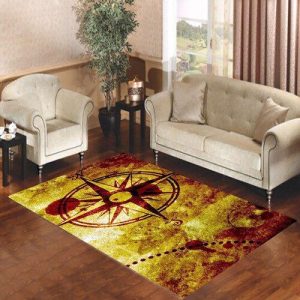 Compass Nautical Map Living Room Carpet Rugs Area Rug For Living Room Bedroom Rug Home Decor