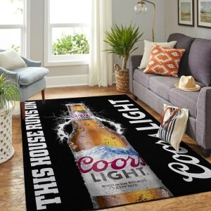 Coors Light This House Runs On Area Rugs Living Room Carpet Floor Decor The Us Decor