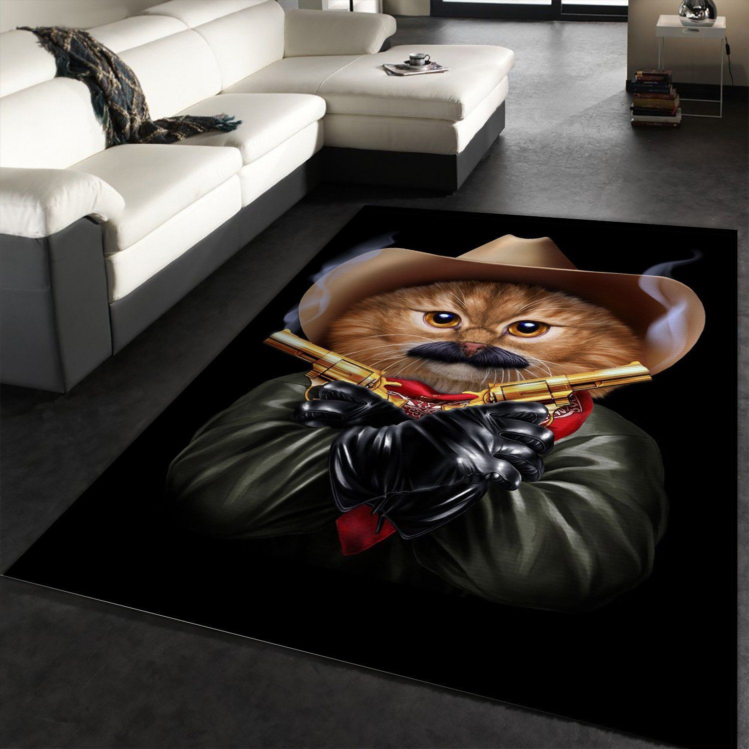 Cowboy Cat With Mustache Area Rug Carpet Kitchen Rug Home Decor Area Rug For Living Room Bedroom Rug Home Decor Cowboy Cat With Mustache Area Rug Carpet Kitchen Rug Home Decor Area Rug For Living Room Bedroom Rug Home Decor