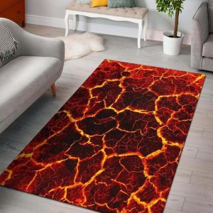 Crackling Flames Fire Area Rug Carpet Carpets Area Rug For Living Room Bedroom Rug Home Decor