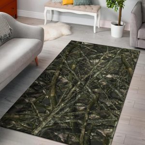 Crappie Fish Camo Bush Area Rug Carpet Carpets Area Rug For Living Room Bedroom Rug Home Decor