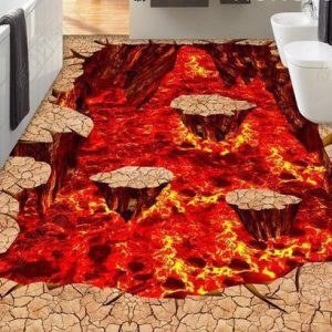 Creative Bathroom Cl240707Md Rug Carpet Area Rug For Living Room Bedroom Rug Home Decor