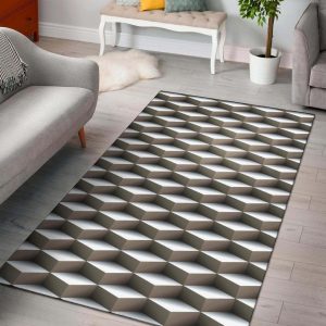 Cube Optical Illusion Area Rug Carpet Carpets Area Rug For Living Room Bedroom Rug Home Decor