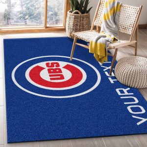 Customizable Chicago Cubs Personalized Accent Rug Area Rug For Christmas Living Room Rug Home Us Decor