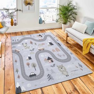 Cute Hand Drawn Background Scandinavian Rug Kids Rug Home Decor
