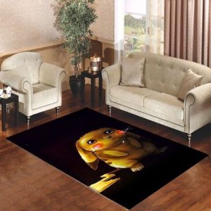 Cute Poor Pikacu Living Room Carpet Rugs Area Rug For Living Room Bedroom Rug Home Decor