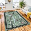 Cute Road Play Mat Scandinavian Area Rug Kid Play Rug Room Decor