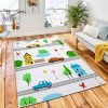 Cute Seamless Baby Vector Pattern Area Rug Carpet Kid Play Rug Room Decor