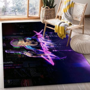 Cyberpunk 2077 Futuristic Gaming Area Rugs Living Room Carpet Fn120127 Local Brands Floor Decor The Us Decor