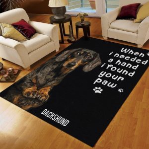 Dachshund Carrying You Area Rug Carpet Area Rug For Living Room Bedroom Rug Home Decor