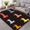 Dachshund Dog Clt240702 Living Room Rug Carpet Area Rug For Living Room Bedroom Rug Home Decor