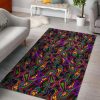 Dark Bohemian Paisley Pattern Area Rug Bohemian Rug Home Decor