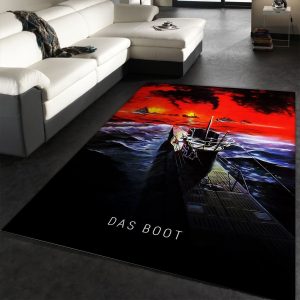 Das Boot Rug Art Painting Movie Rugs Floor Decor Home Decor Area Rug For Living Room Bedroom Rug Home Decor