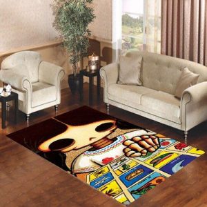 Day Of The Dead Skeleton Girl Living Room Carpet Rugs Area Rug For Living Room Bedroom Rug Home Decor