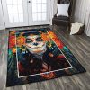 Day Of The Death Hm2907025 Tdt Rug Carpet Area Rug For Living Room Bedroom Rug Home Decor
