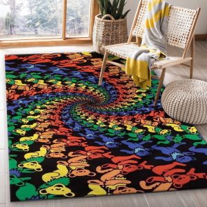 Deadhead Bears Area Rug Bedroom Rug Home Decor Area Rug For Living Room Bedroom Rug Home Decor
