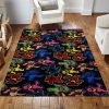 Deadhead Bears Area Rug For Christmas Living Room Rug Home Decor Area Rug For Living Room Bedroom Rug Home Decor