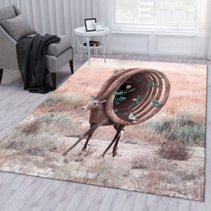 Deer Ver1 Rug Living Room Rug Christmas Gift Decor Area Rug For Living Room Bedroom Rug Home Decor
