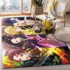 Demon Slayder Anime V3 Rug Bedroom Rug Floor Decor Home Decor Area Rug For Living Room Bedroom Rug Home Decor