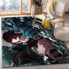 Demon Slayder Anime V9 Area Rug Living Room Rug Us Gift Decor Area Rug For Living Room Bedroom Rug Home Decor