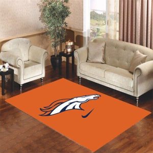 Denver Broncos Logo Living Room Carpet Rugs Area Rug For Living Room Bedroom Rug Home Decor