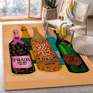 Designer On Bottle Rug Fashion Brand Rug Floor Decor Home Decor Area Rug For Living Room Bedroom Rug Home Decor