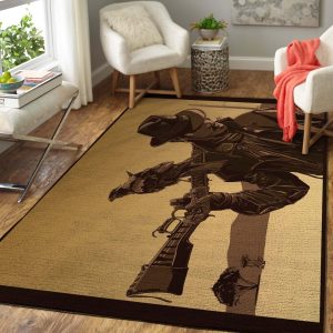 Destiny Hunter Gunslinger Area Rug Carpet Gaming Home Decor Area Rug For Living Room Bedroom Rug Home Decor