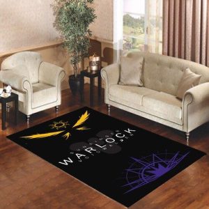 Destiny Warlock Logo Living Room Carpet Rugs Area Rug For Living Room Bedroom Rug Home Decor