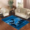 Detroit Lions In The City Living Room Carpet Rugs Area Rug For Living Room Bedroom Rug Home Decor